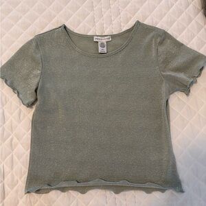 Urban Outfitters Shimmering Gray/Silver Women’s Top
